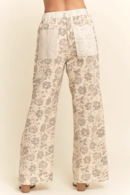 DP40406floral/stripe