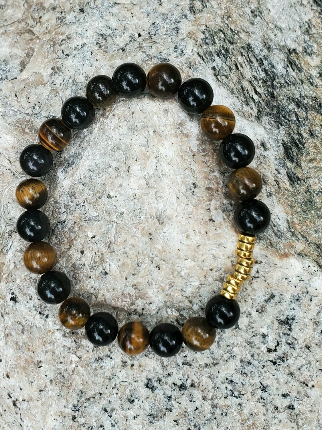 Tiger Eye & Black Obsidian