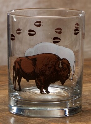 14 oz whiskey, set of 4, bison
