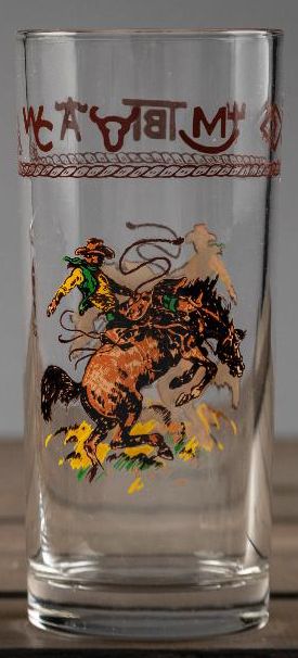 15oz tumbler, set of 4, bronco