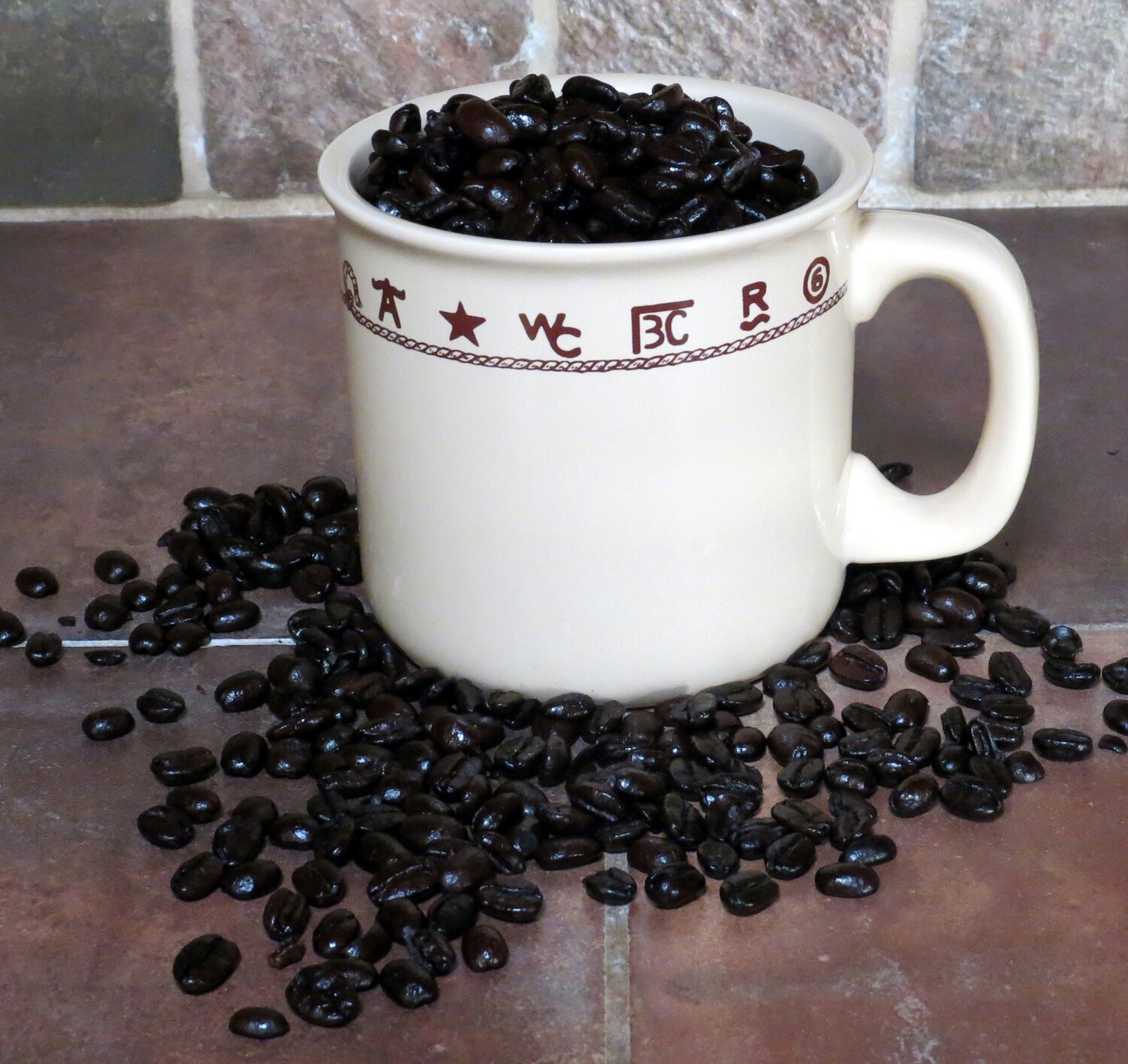 Western camp mug