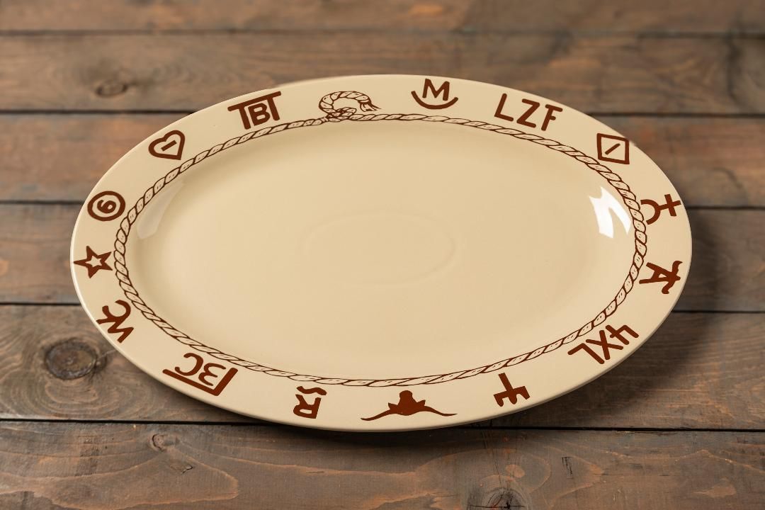 Western serving plater