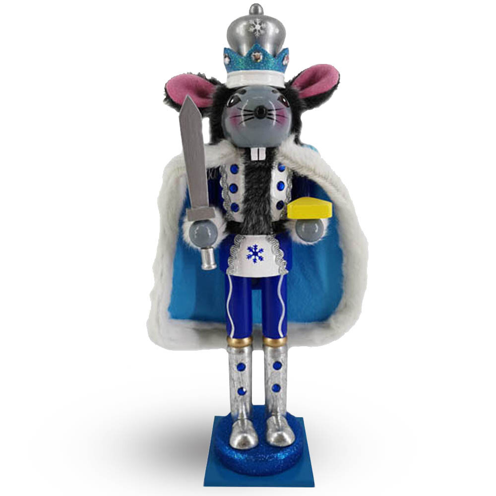 Mouse King Nutcracker In Furry Cape