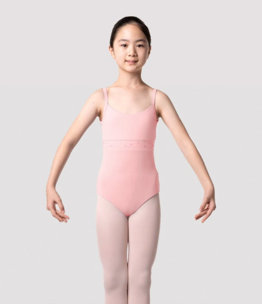 **Sale** Mirella | Flower Print Leotard | Pink | Child Large (10-12)