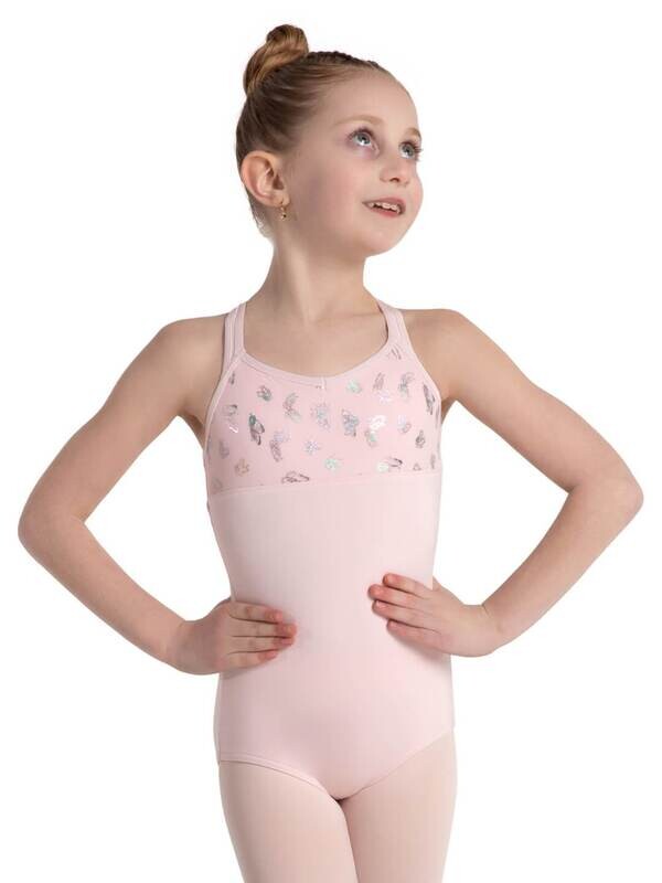 Capezio Butterfly Crossback - Pink - Intermediate (6x-7)