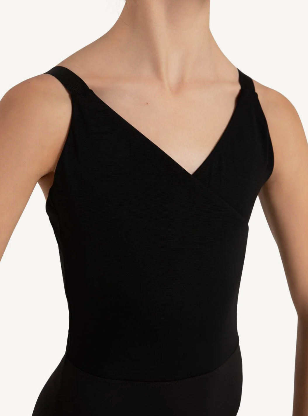 Capezio | Bliss Adjustable Strap Leotard | Black | Child Small (4-6)