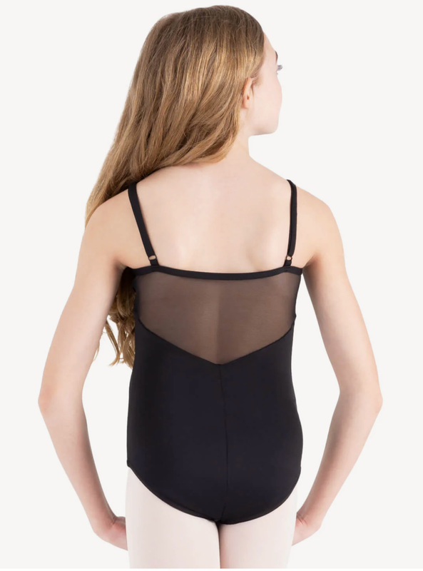Capezio | Lake Spaghetti Strap Leotard | Black | Child Intermediate (6x-7)