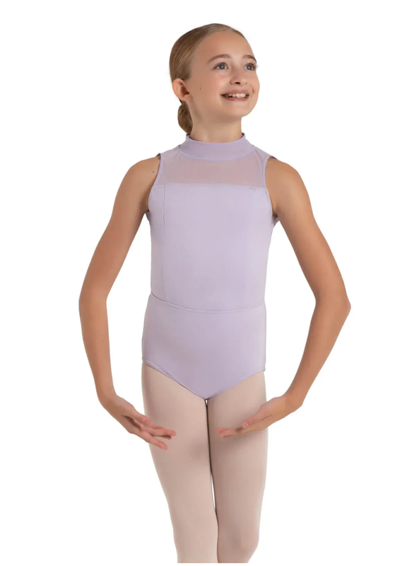 Capezio | Starry High Neck Leotard | Lavender | Child Small (4-6)