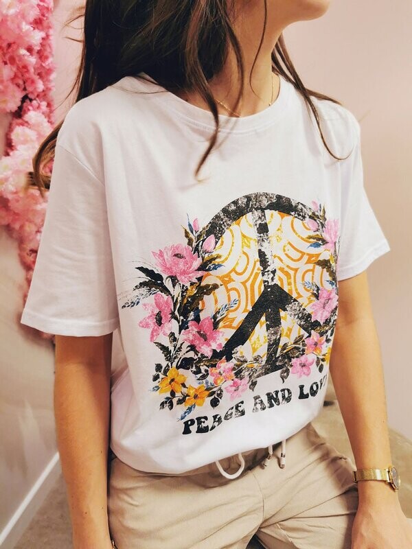 Tshirt oversize Peace and love Tshirt oversize Peace and love