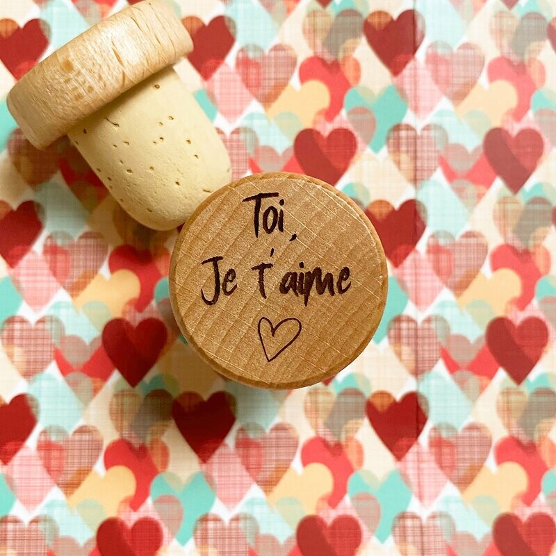 Bouchon "Toi, Je t'aime"