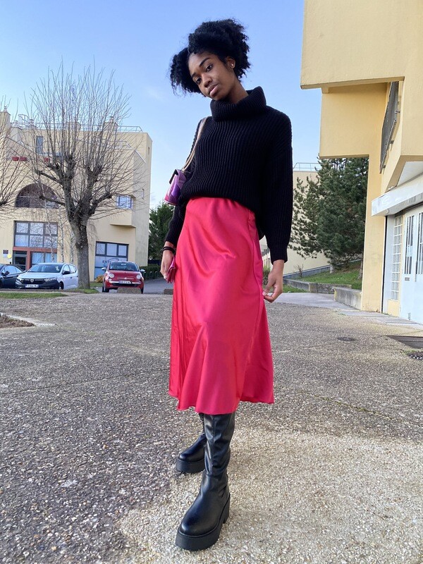 Jupe Melynah T.U Fuschia Jupe Melynah T.U Fuschia