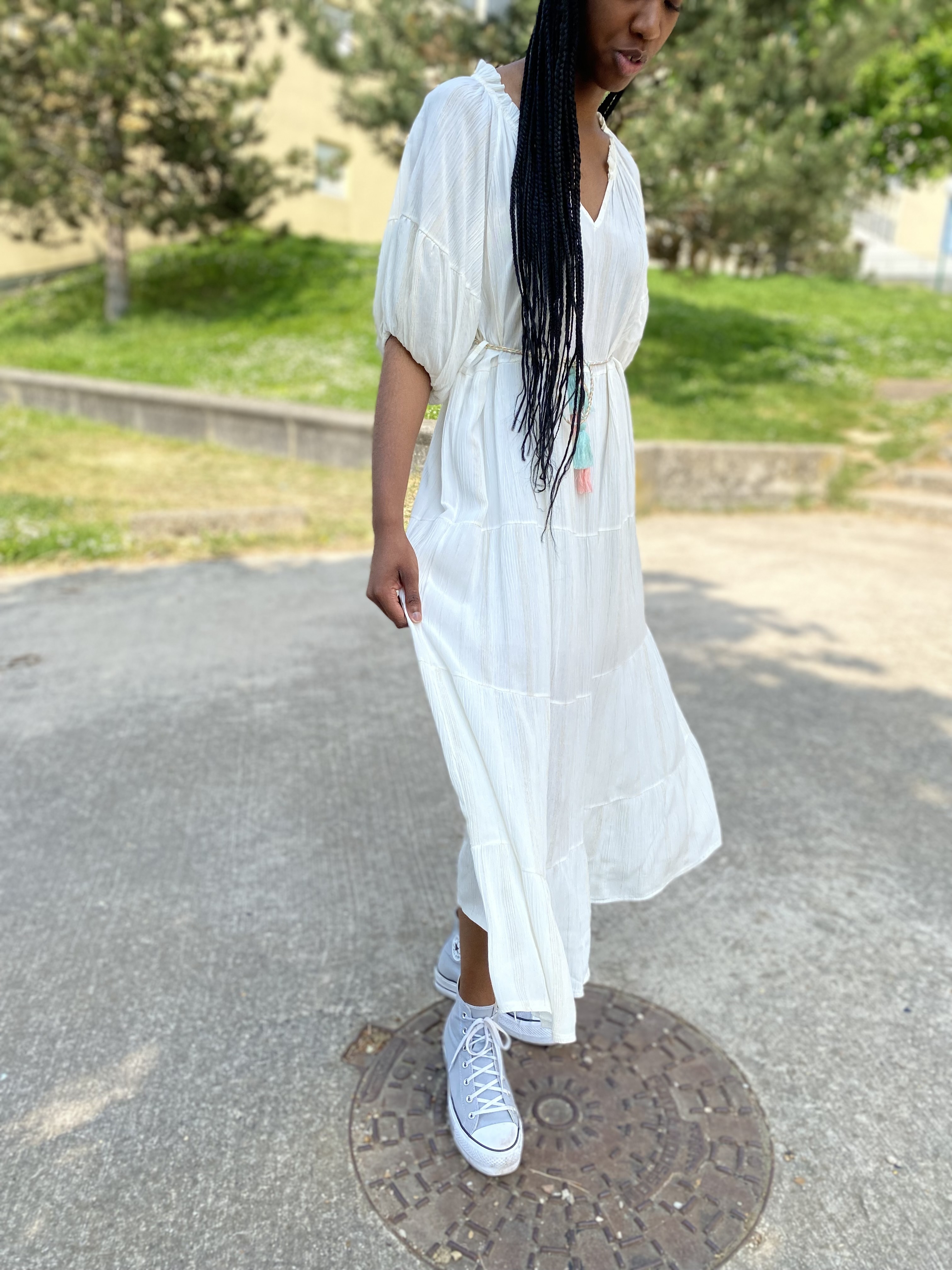 Robe longue bohème T.U