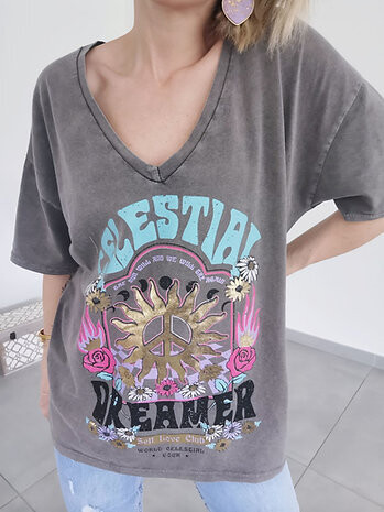 T-shirt noir Célesta T.U T-shirt noir Célesta T.U