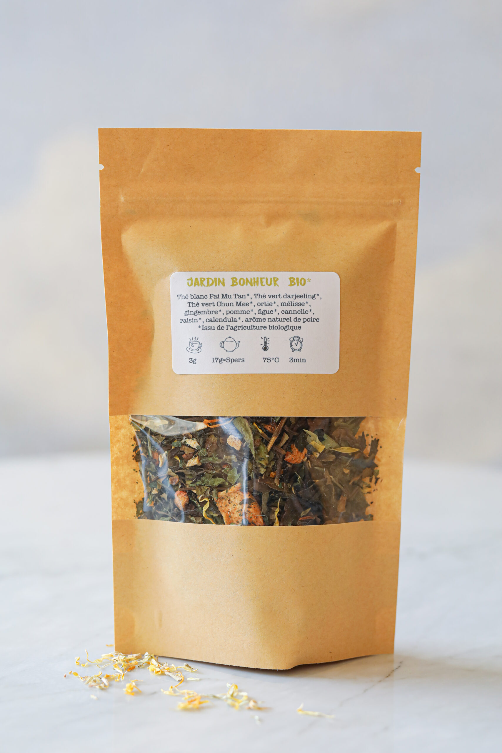 Thé blanc Jardin de bonheur