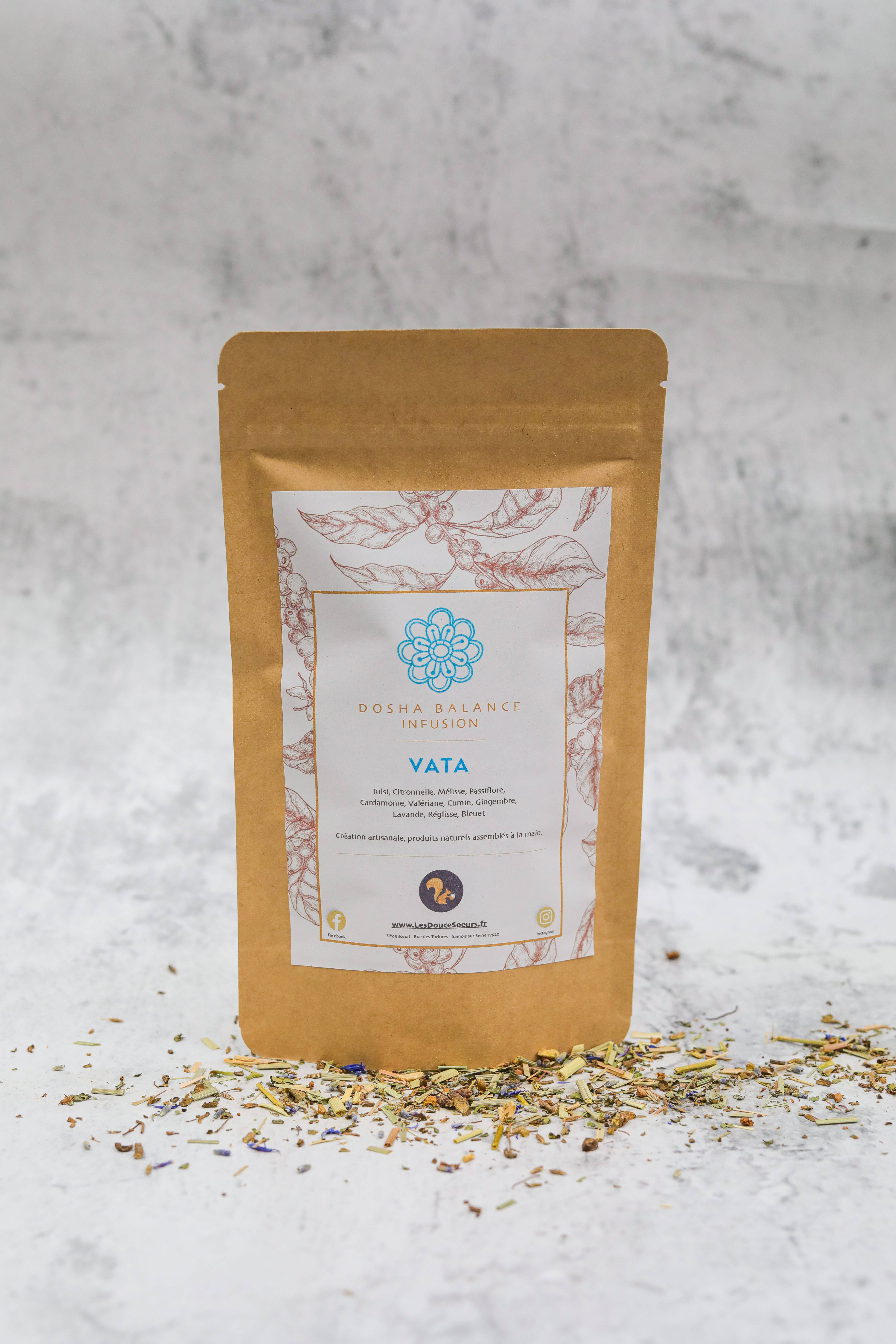 Infusion Vata gamme ayurvedique