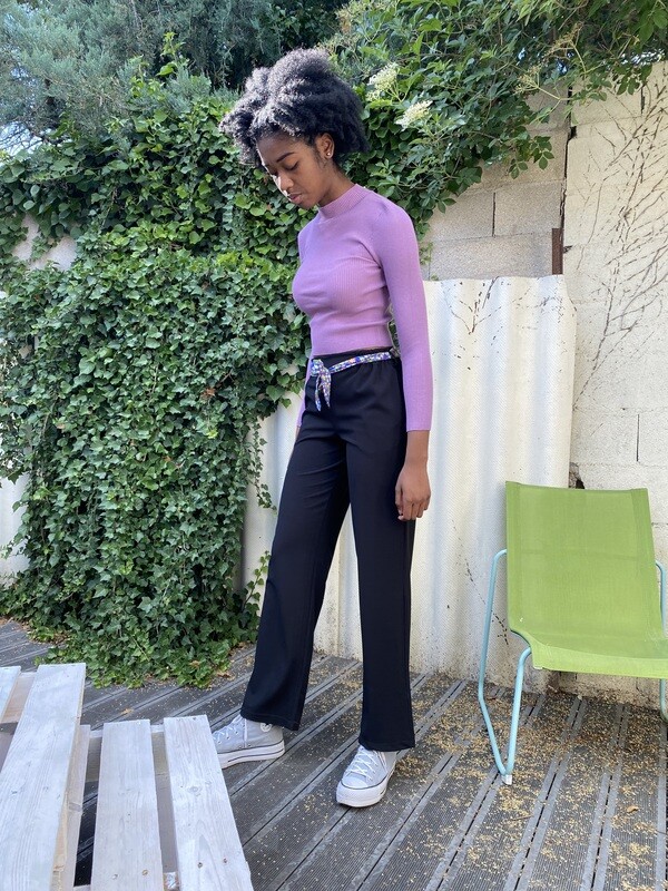 Pantalon fluide noir T.U Pantalon fluide noir T.U