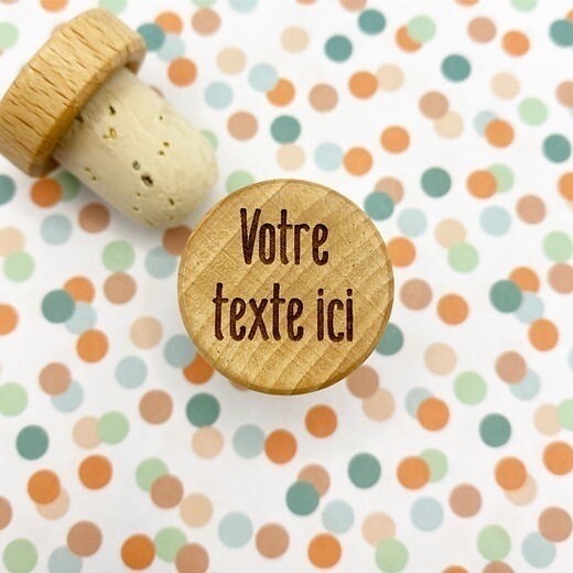 Bouchon personnalisable