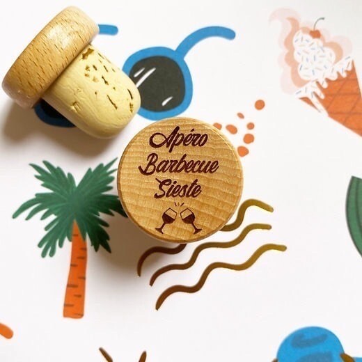 Bouchon "Apéro barbecue sieste"