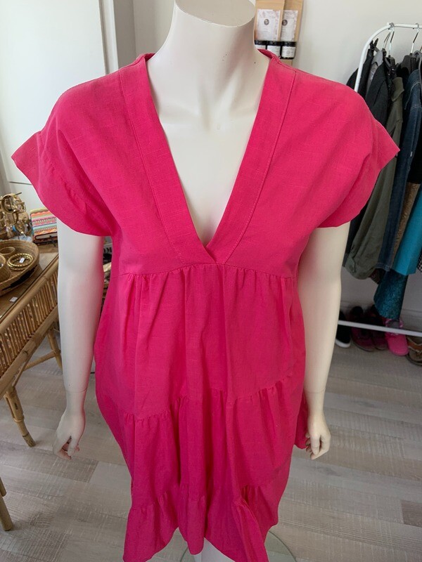 Robe rose Tommy T.U Robe rose Tommy T.U