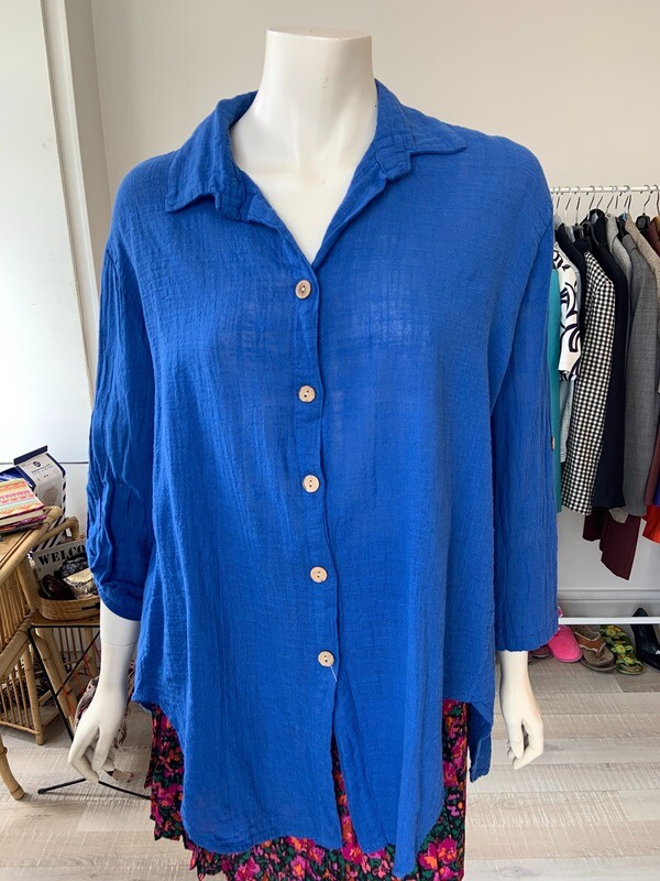 Chemise Adel bleu T.U Chemise Adel bleu T.U