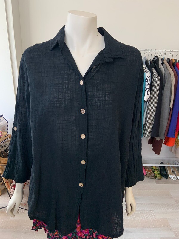 Chemise Adel noire T.U Chemise Adel noire T.U