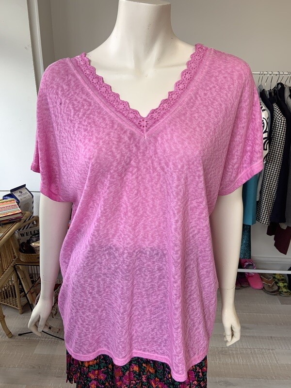 T-shirt rose Mina M/L T-shirt rose Mina M/L