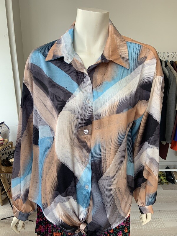 Chemise multicolore Loly Taille unique 42 à 50 Chemise multicolore Loly Taille unique 42 à 50