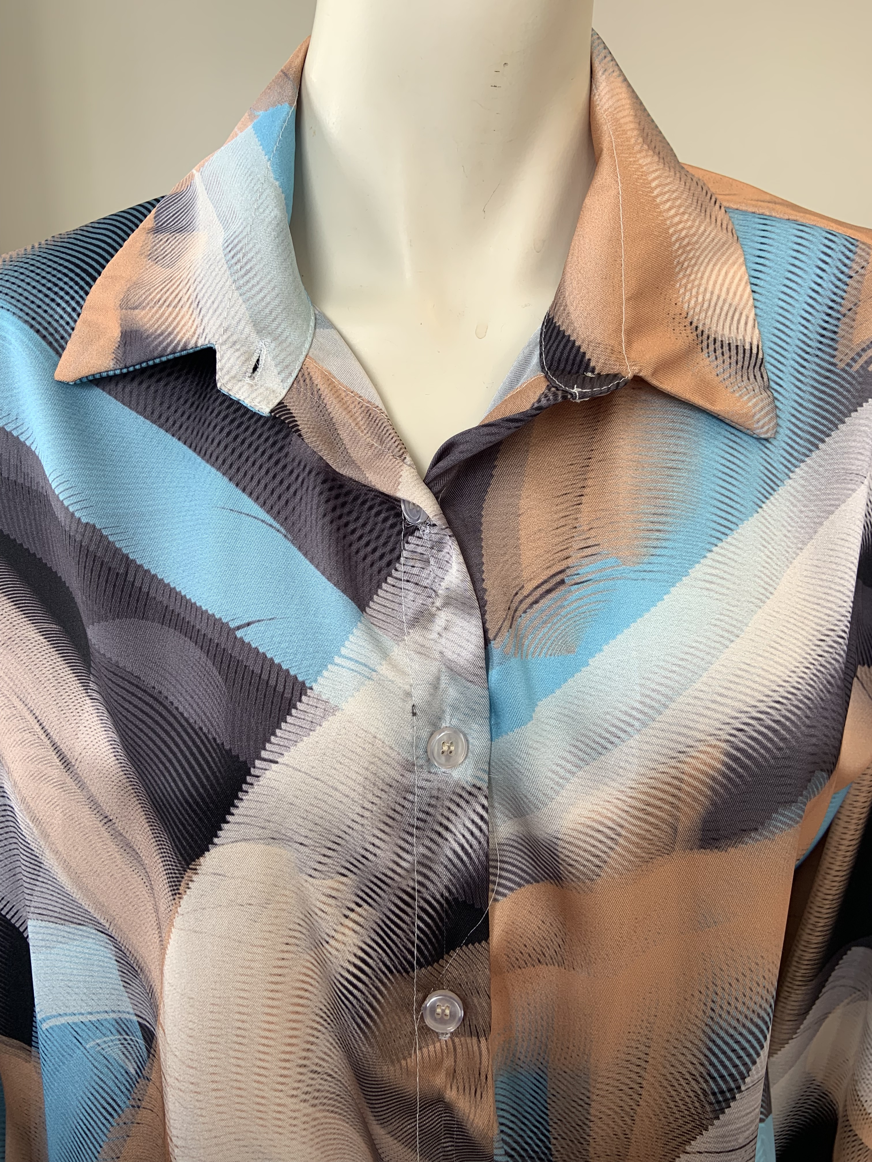 Chemise multicolore Loly Taille unique 42 à 50