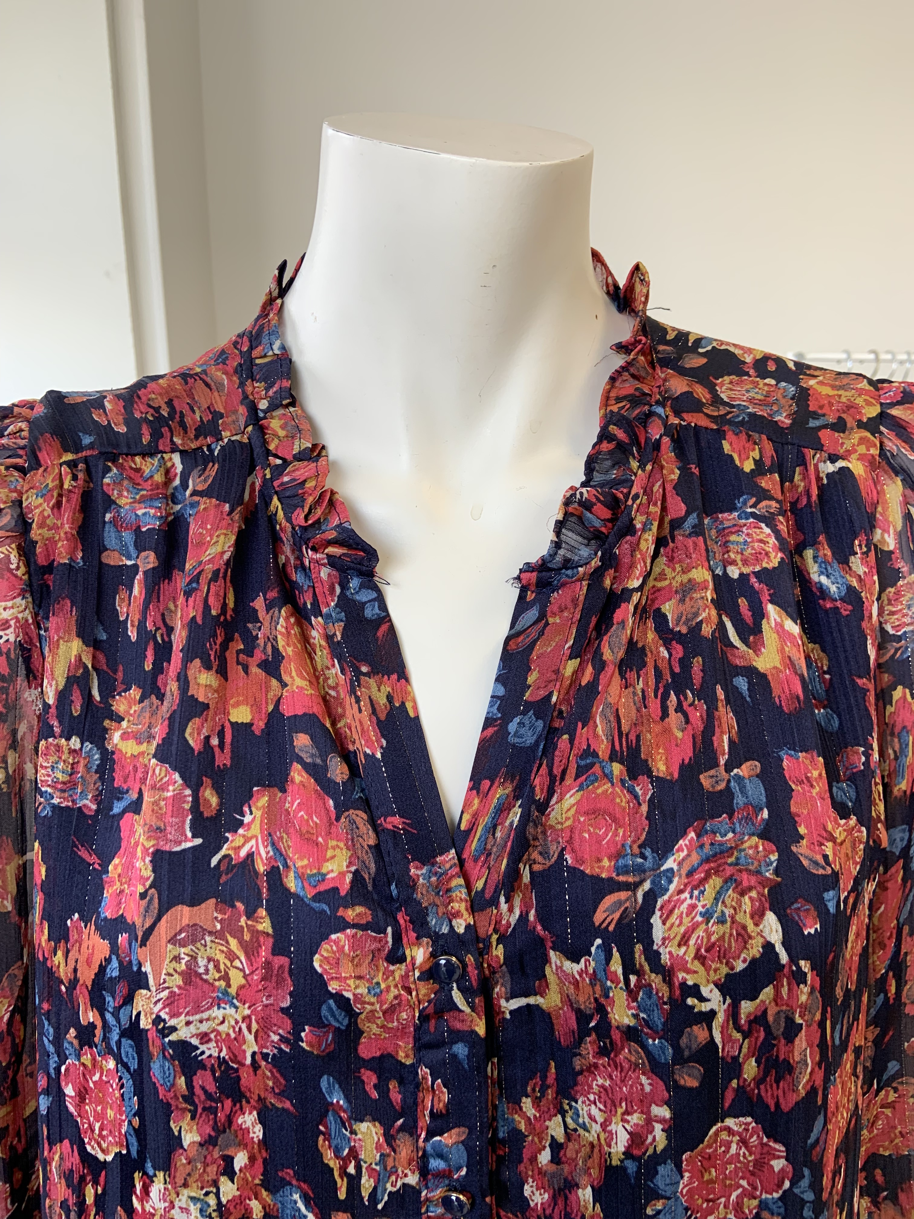 Chemisier bleu marine M