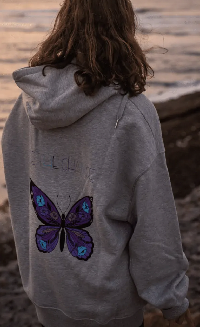 Sweat LAWAK papillon XS mixte