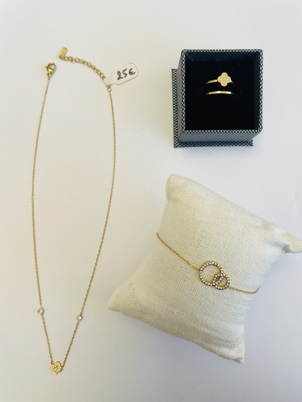 Parure "l'Amour scintillant"
