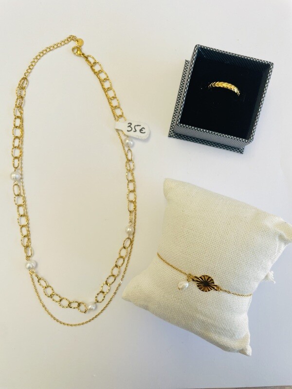 Parure "Perle d'eau douce"