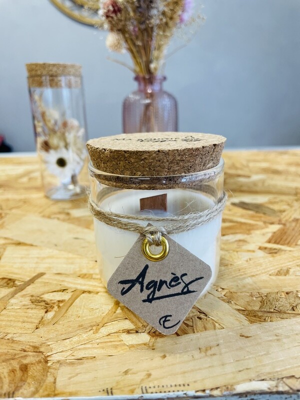 Bougie Veggie "Agnès" Cachemire et soie