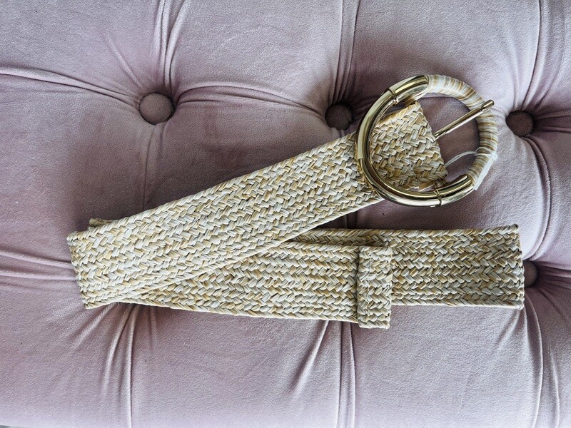 Ceinture en paille