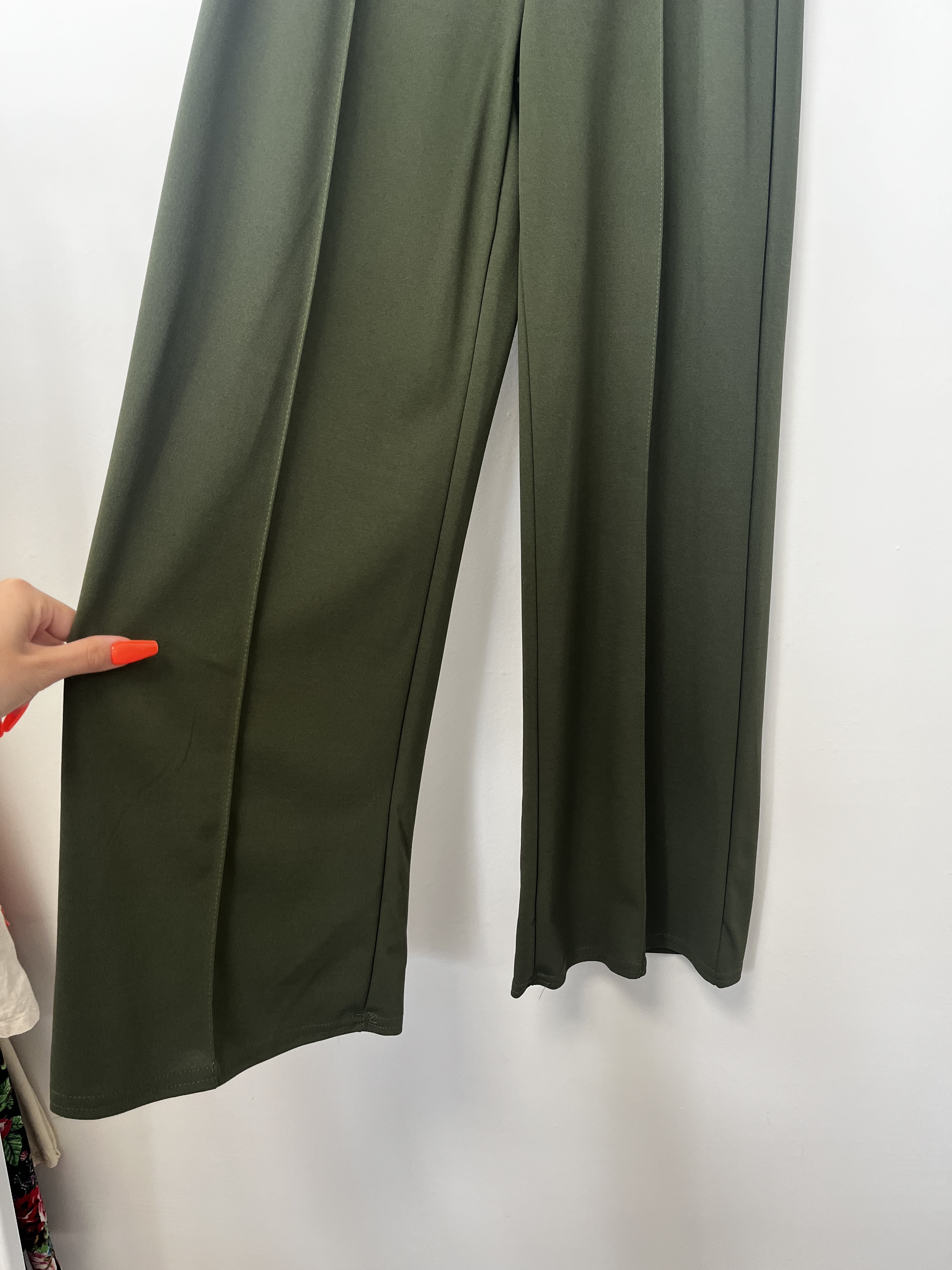 Pantalon fluide kaki T.U