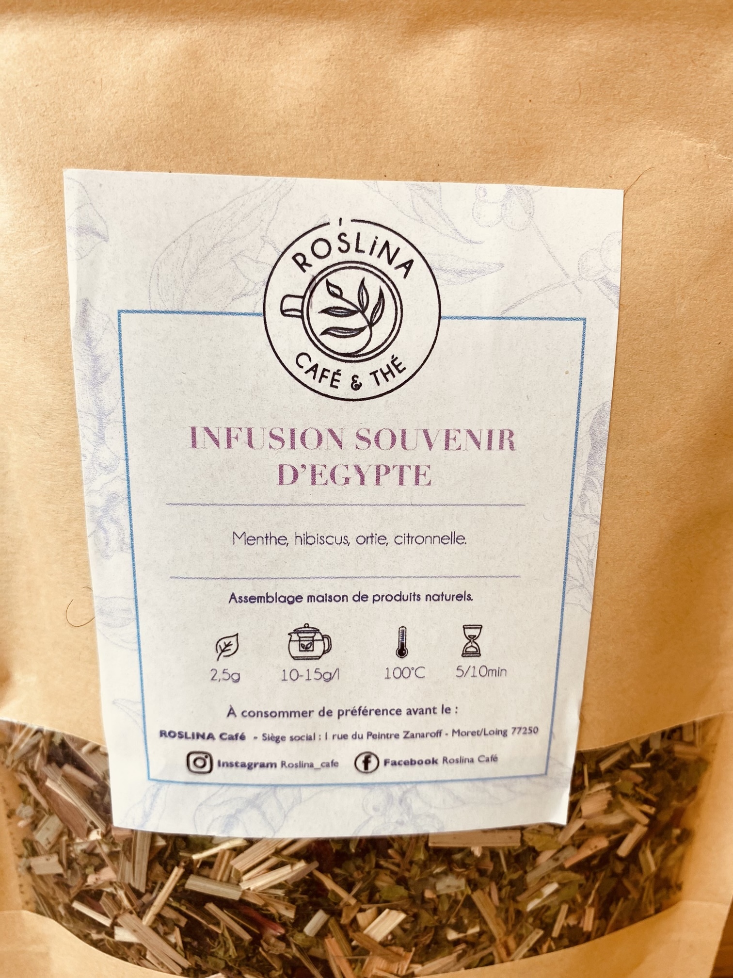 Infusion Souvenir d'Égypte