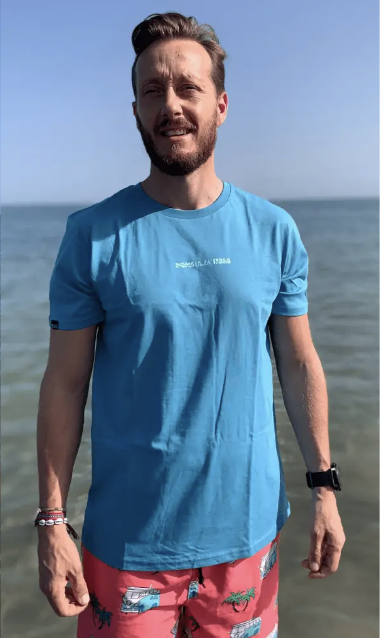 T-shirt LAWAK bleu surfer mixte