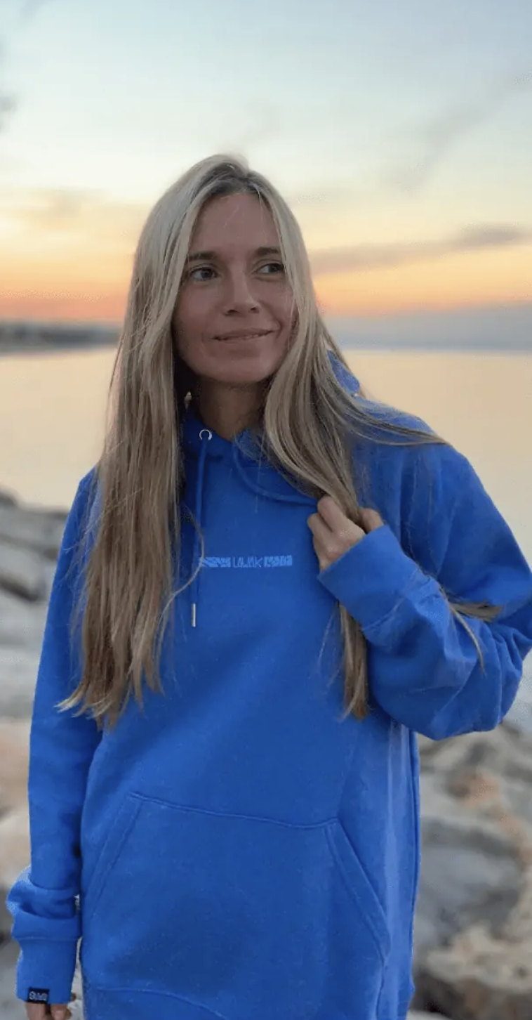 Sweat bleu LAWAK surfer mixte