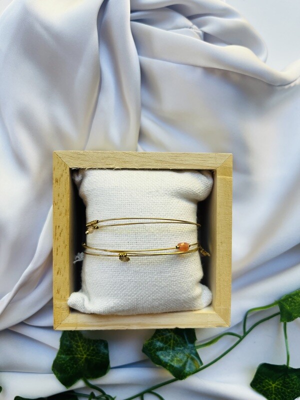 Bracelets doré Soleil