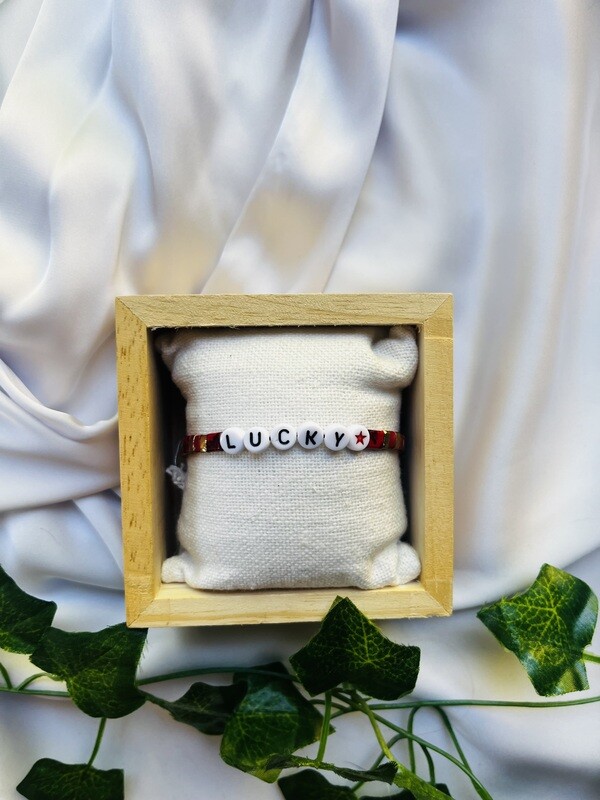 Bracelet perles lucky