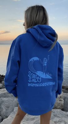 Sweat bleu LAWAK surfer mixte