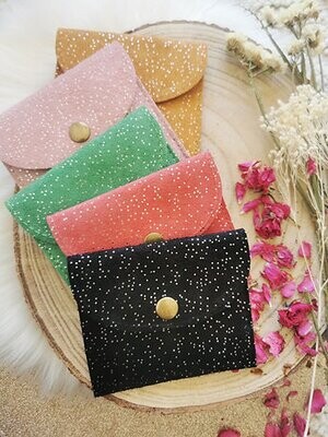 Porte-carte vert fantaisie