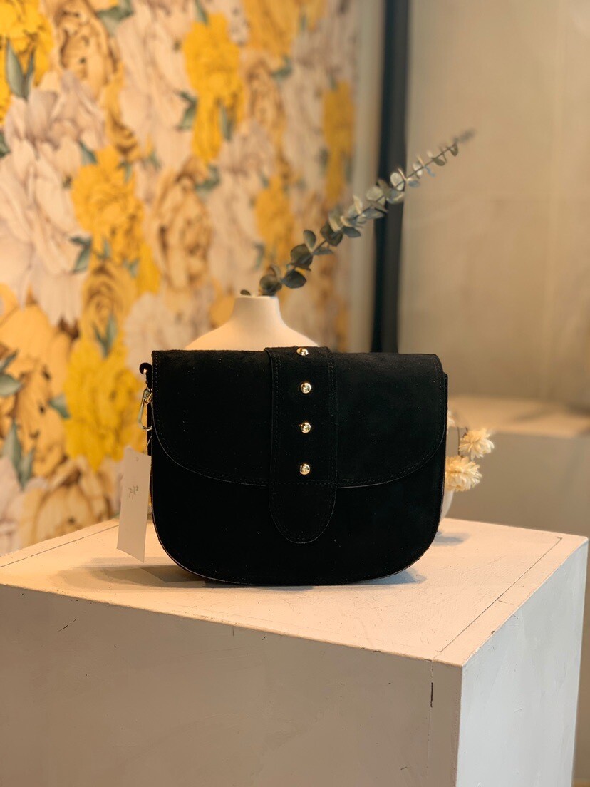 Sac noir cuir Garance