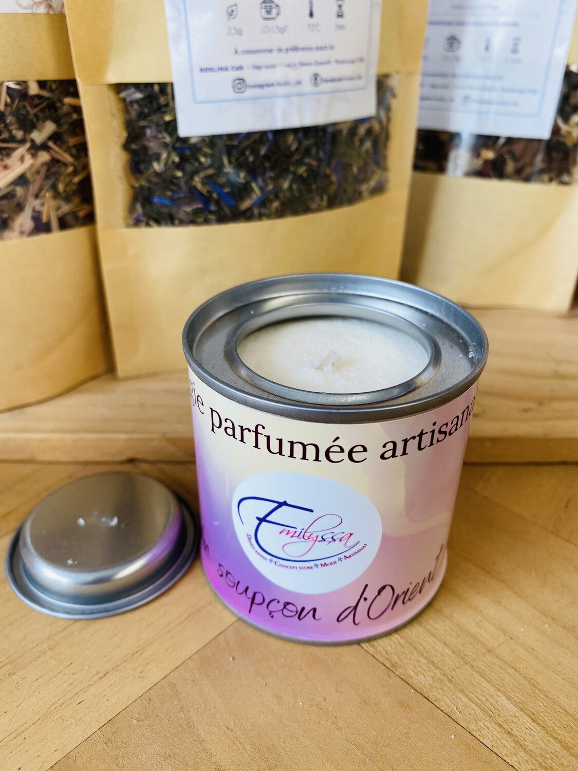 Bougie Emilyssa - Un soupçon d'Orient : Musc