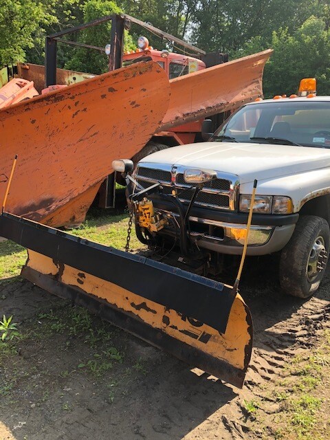 Dodge Ram 3500 Pickup Truck With Plow