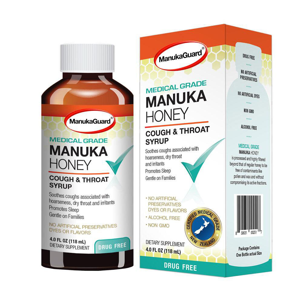 Manuka Honey Cough & Throat Syrup