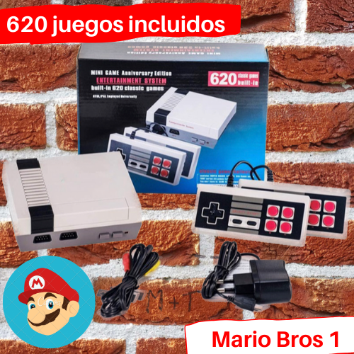 Consola con 620 Juegos Retro - Arcade Maquinitas Tecnología