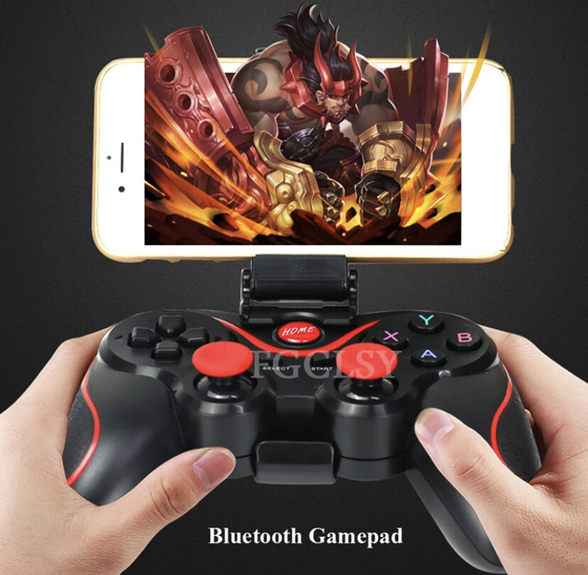 🎮 CONTROL GAMEPAD BLUETOOTH X3 CON SOPORTE PARA CELULAR 🎮