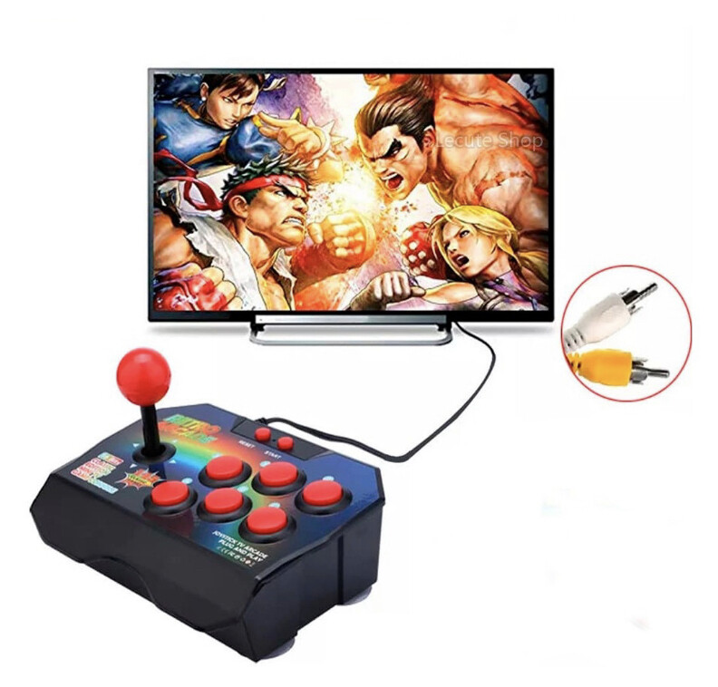 🎮 CONSOLA RETRO TIPO MAQUINITA CON 145 JUEGOS DE MAQUINITAS, JOSTICK CON PALANCA, DIVERSION GARANTIZADA 🎮