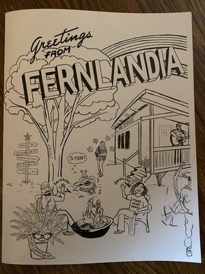 "Welcome To Fernlandia" - Coloring Book
